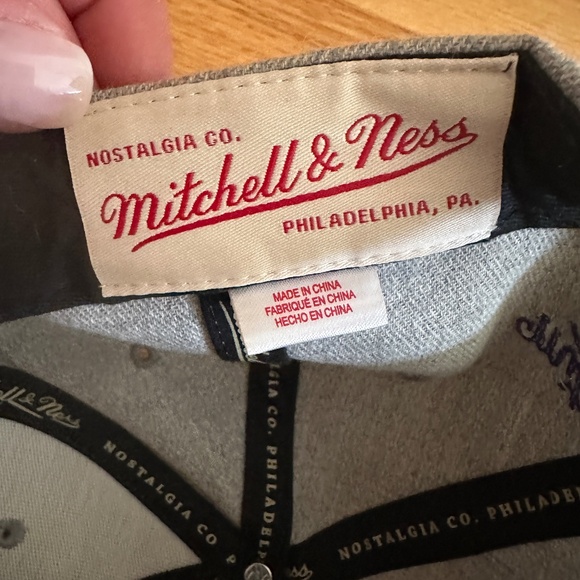 LA Lakers Snapback Flat Brim Gray Hat Cap - Picture 8 of 13